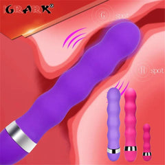 Vagina Dildo Vibrator: G-Spot Massager, Clitoris Stimulator, Vibrating Love Egg - Female Masturbation Sex Toy