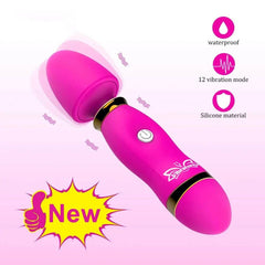 Powerful Mini Vibrator: Sex Toy for Women, Vagina and Anal Plug, Magic Wand for Soft Erotic Massage, G-Spot Orgasm Stimulator - Adult Product