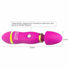 Powerful Mini Vibrator: Sex Toy for Women, Vagina and Anal Plug, Magic Wand for Soft Erotic Massage, G-Spot Orgasm Stimulator - Adult Product