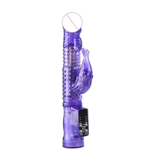 Powerful Thrusting Rabbit Vibrator – Realistic G-Spot & Clitoral Massager