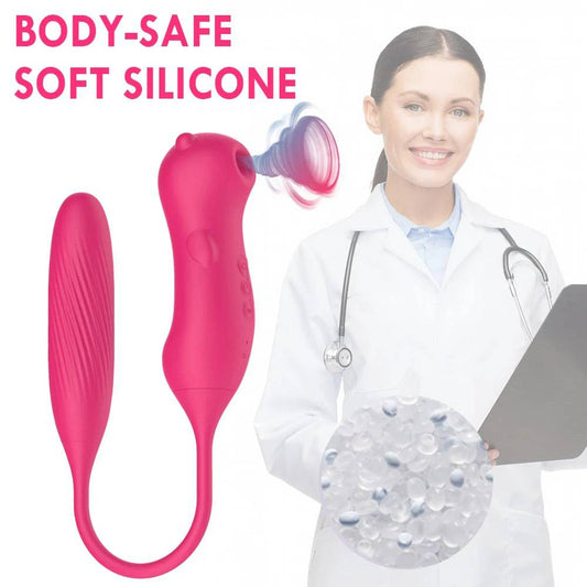 Sucking Vibrator with G-Spot & Clitoral Stimulator