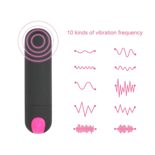 USB Rechargeable Mini Bullet Vibrator