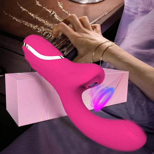 20-Mode Clitoral Suction Vibrator – Vacuum Stimulator & Dildo for Women