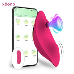 APP Bluetooth Wearable Sucking Vibrator