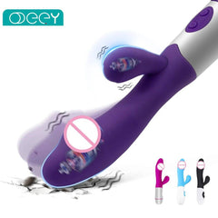 Beginner-Friendly Rabbit Vibrator – Powerful G-Spot, Clitoral, & Nipple Stimulator