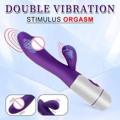 Beginner-Friendly Rabbit Vibrator – Powerful G-Spot, Clitoral, & Nipple Stimulator