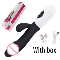 Beginner-Friendly Rabbit Vibrator – Powerful G-Spot, Clitoral, & Nipple Stimulator