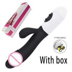 Beginner-Friendly Rabbit Vibrator – Powerful G-Spot, Clitoral, & Nipple Stimulator