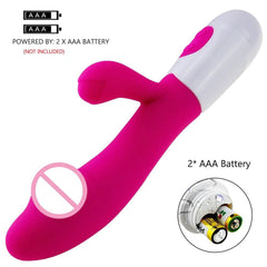 Beginner-Friendly Rabbit Vibrator – Powerful G-Spot, Clitoral, & Nipple Stimulator