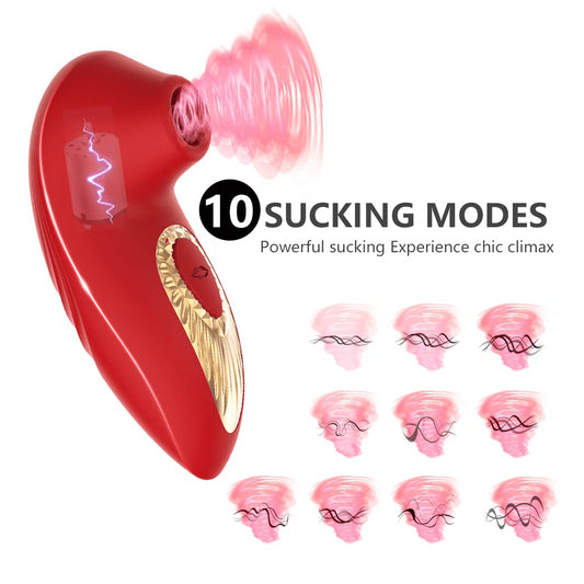 Powerful Nipple Massager Sucking Vibrator