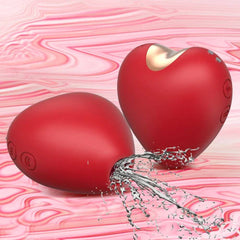 Heart-Shaped Sucking Vibrator – Clitoral & Nipple Stimulator for Women