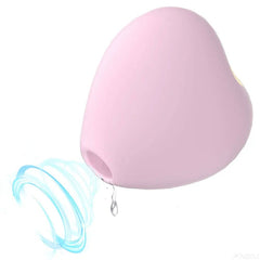 Heart-Shaped Sucking Vibrator – Clitoral & Nipple Stimulator for Women