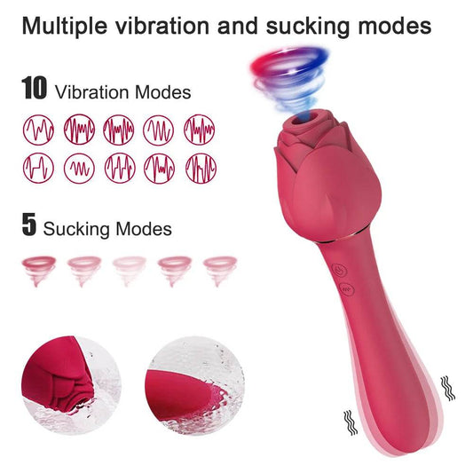 Rose Sucking Vibrator