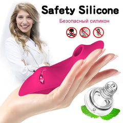 Wearable Sucking Vibrator 9 Mode Remote Control Sucker Vibrator Vagina Clitoris Stimulator Double motor Oral Sex Toys for Women