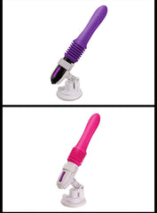 Rechargeable Automatic Thrusting and Remote-Controlled Suction Cup Dildo for Women