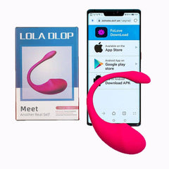 Smartphone-Controlled Vibrator: Bluetooth App Vibrator for Women, Long-Distance Sex Toy Dildo