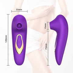 Rose-Shaped 5-Speed Clitoral Suction Stimulator