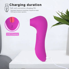 Sucking Vibrator for Women: Vacuum Clitoris Stimulator, G-Spot and Nipple Sucker - Female Sex Toy