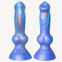 Soft Liquid Silicone Wolf Dog Dildo – Realistic Suction Cup Toy for Vaginal & Anal Play