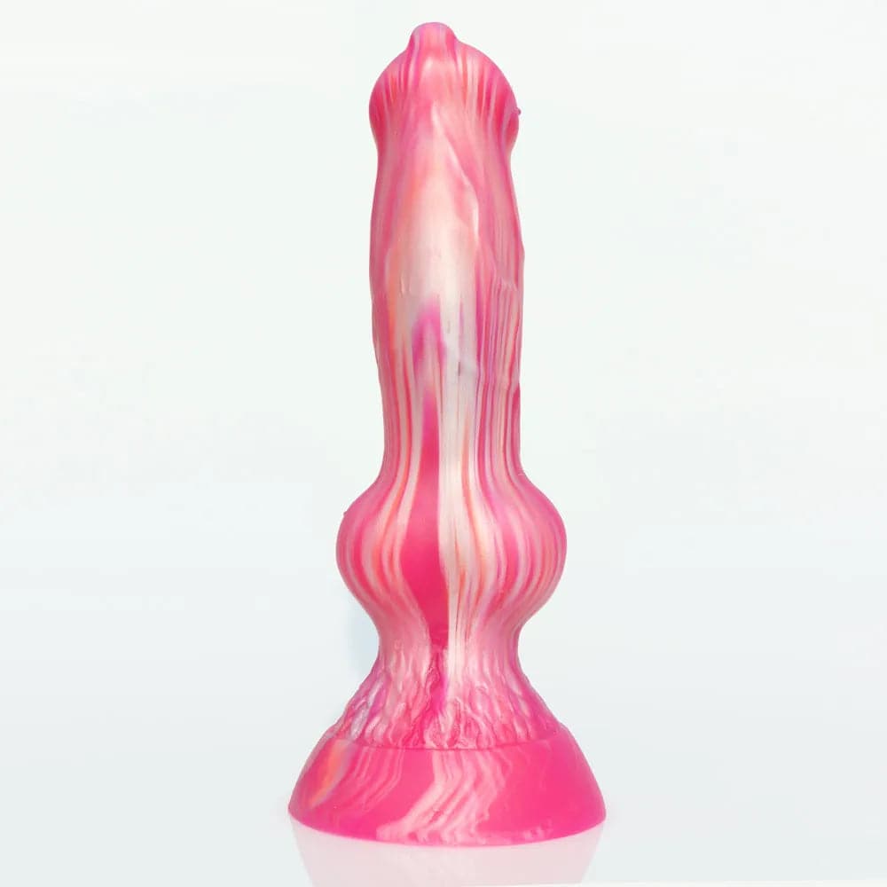 Soft Liquid Silicone Wolf Dog Dildo – Realistic Suction Cup Toy for Vaginal & Anal Play