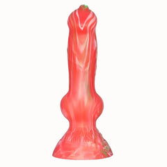 Soft Liquid Silicone Wolf Dog Dildo – Realistic Suction Cup Toy for Vaginal & Anal Play