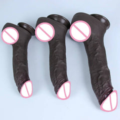 7cm Diam Huge Long Dick Realistic Dildo Soft Penis Suction Cup Anal Sex Toys For Woman Vagina Massager G Spot Masturbation Cock