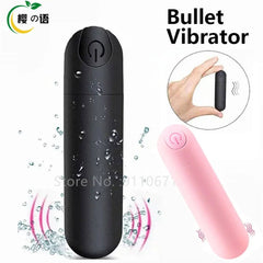 10-Speed Rechargeable Mini Bullet Vibrator – Clitoral, Anal & Vaginal Stimulator