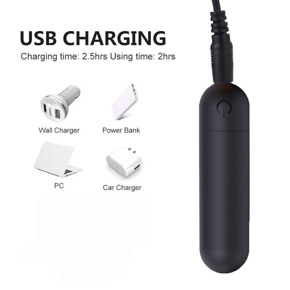 USB Charge Powerful Bullet Vibrator Women Clitoral Stimulator Vaginal G Spot Masturbation 10 Speed Vibrators Adult Sex Toys - Passion Pulse Adult