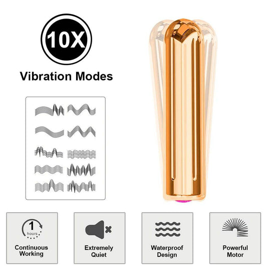 10-Speed Mini Bullet Vibrator