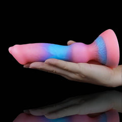 Super Soft Luminous Dog Dildo – Monster-Inspired Suction Cup Anal Toy