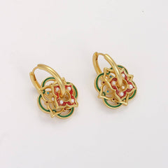 Chinese-style earrings with a luxurious and sophisticated vibe