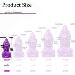 Oieffur Large Ejaculation Dildo With Enema Ball Squirt Liquid Purple Squirting Penis With Suction Cup Sex Toys For Men And Women