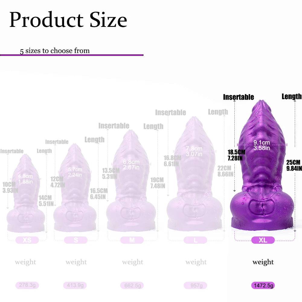 Oieffur Large Ejaculation Dildo With Enema Ball Squirt Liquid Purple Squirting Penis With Suction Cup Sex Toys For Men And Women