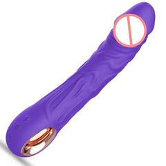 Realistic Silicone Dildo Vibrator – 10 Vibration Modes for G-Spot & Clitoral Stimulation