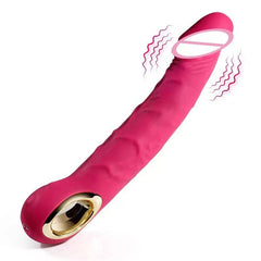 Realistic Silicone Dildo Vibrator – 10 Vibration Modes for G-Spot & Clitoral Stimulation