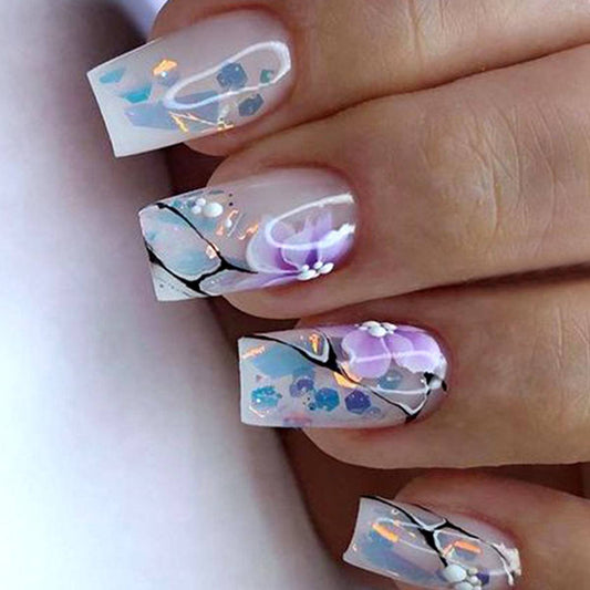 Summer Flower Armor Nail