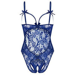 Lace Open Chest Bodysuit - Passion Pulse Adult