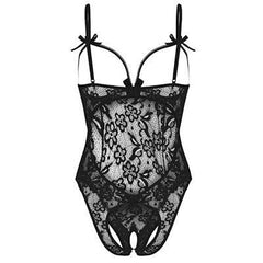 Lace Open Chest Bodysuit - Passion Pulse Adult