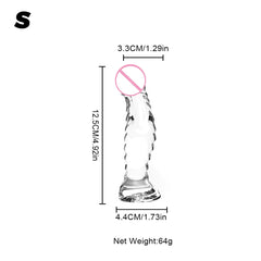 Realistic Ribbed Monster Dildo – TPR Suction Cup Dildo for Anal and Vaginal Play