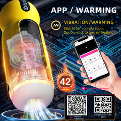 Automatic Sucking Male Masturbator – Heated Vibration Blowjob Machine for Men