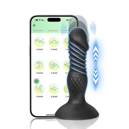 PASSION PULSE Bluetooth APP Vibrator for Men, Remote Prostate Stimulator