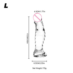 Realistic Ribbed Monster Dildo – TPR Suction Cup Dildo for Anal and Vaginal Play