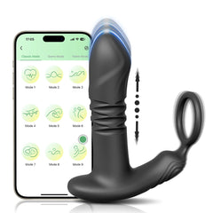 PASSION PULSE Bluetooth APP Vibrator for Men, Remote Prostate Stimulator